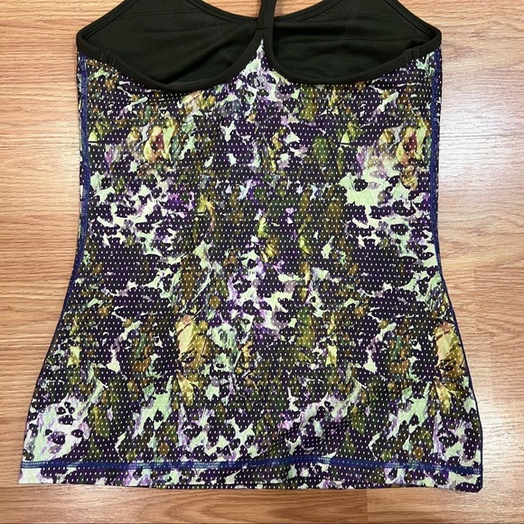 LULULEMON GREEN PURPLE TANK TOP WOMEN SIZE 6 - Picture 5 of 8